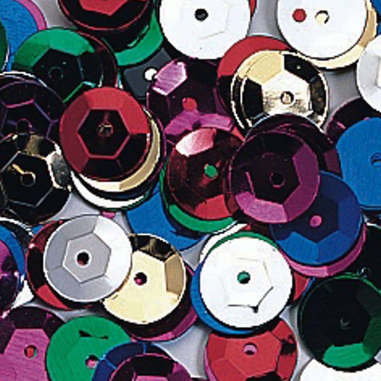 Color Splash!® 8mm Multicolored Sequins, 1800ct.